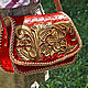 Women's leather bag 'Big favorite' - red, Classic Bag, Krasnodar,  Фото №1