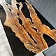 Стол-река из слэба термограба с эпоксидной смолой 230х70. Столы. WoodBroker. Ярмарка Мастеров.  Фото №5
