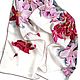 Batik Scarf Clematis, Scarves, Moscow,  Фото №1