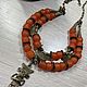 Peru Necklace with African glass. Necklace. Supershtuchki. My Livemaster. Фото №5