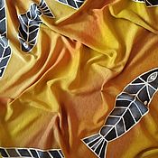 Платок шелковый батик из серии Лето