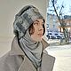 Вязаная шляпка с отворотом ,,Краса ненаглядная". Береты. ЕЛЕНА ВАУЛИНА. Ярмарка Мастеров.  Фото №4