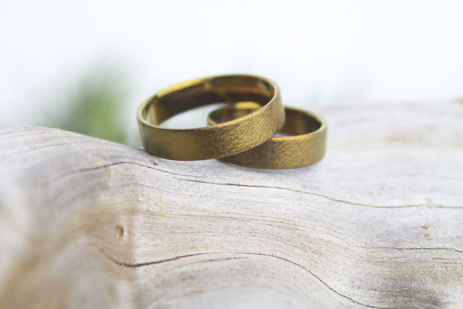 Титановые кольца ( бронзового цвета) в интернет-магазине Ярмарка ...