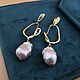 Заказать Exclusive / Серьги с барочным жемчугом. Anna's pearl gallery. Анна Тюренкова (annajewel). Ярмарка Мастеров. . Серьги классические Фото №3