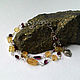 Bracelet with citrine and rhodolite. Chain bracelet. Sonia Dov jewellery. My Livemaster. Фото №5