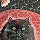 Картина маслом.Мой сторож. Элементы интерьера. Картины в подарок. Интернет-магазин Ярмарка Мастеров.  Фото №2