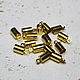End caps for cords 3 mm color gold. Accessories for jewelry. agraf. My Livemaster. Фото №5