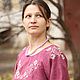Платье с вышивкой  "под ручную". Платья. СЛАВный стиль от Заряны и Анны. Интернет-магазин Ярмарка Мастеров.  Фото №2