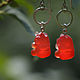 Earrings classic: Strawberry bears. Earrings. glassquaill. Online shopping on My Livemaster.  Фото №2