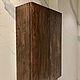 Hanging cabinet in the bathroom made of solid elm (project g. Moscow). Furniture for baths. uloft. Online shopping on My Livemaster.  Фото №2