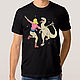 Cotton t-shirt 'let's Dance!', T-shirts and undershirts for men, Moscow,  Фото №1