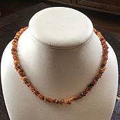 Работы для детей, handmade. Livemaster - original item Beads: amber medicinal. Handmade.