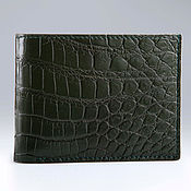 Сумки и аксессуары handmade. Livemaster - original item Genuine Crocodile leather wallet IMA0958Army45. Handmade.