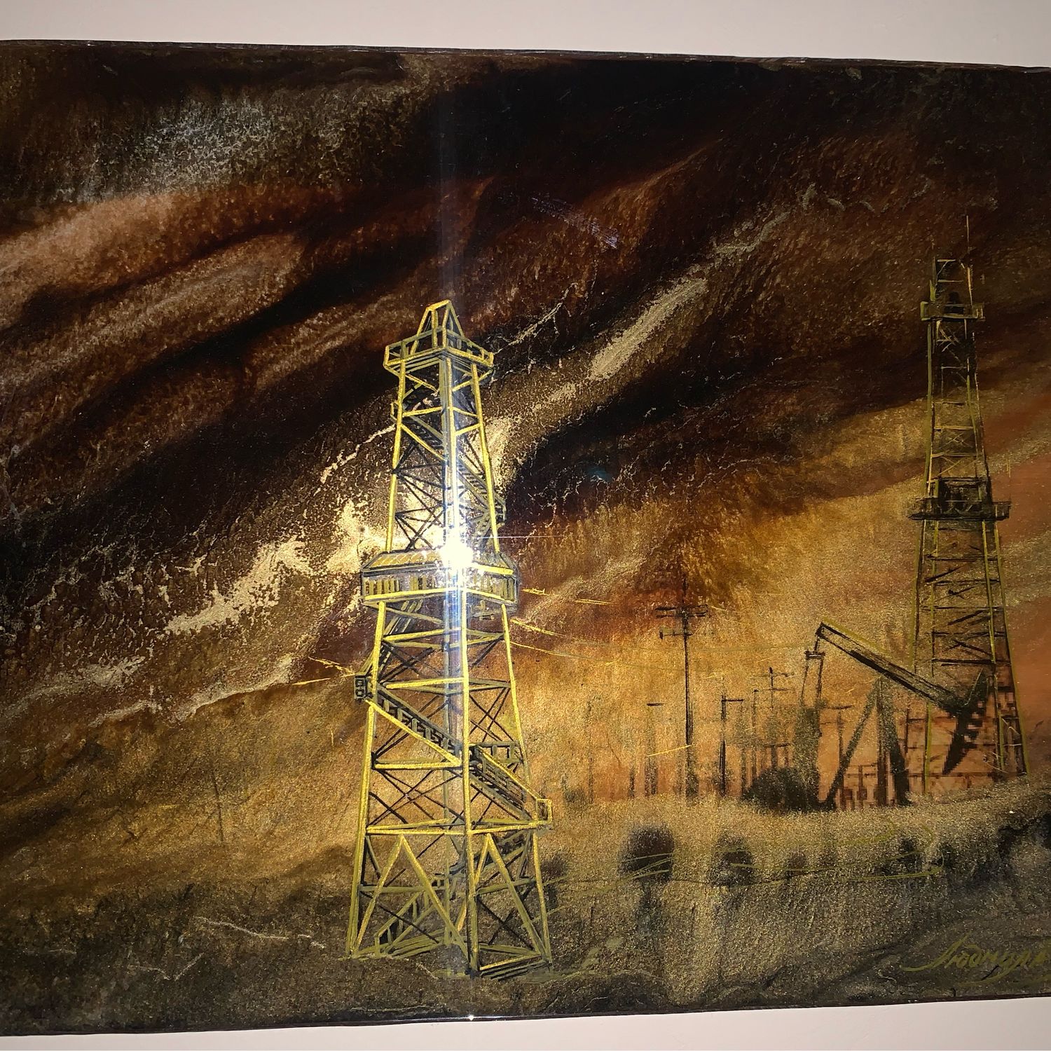 Картины из нефти