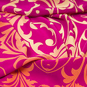 Аксессуары handmade. Livemaster - original item Bright fuchsia silk scarf, crepe de chine. Handmade.