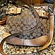 Винтаж: Сумка через плечо Coach New York Unisex из фирменного холста и кожи. Сумки винтажные. Chic bags. Интернет-магазин Ярмарка Мастеров.  Фото №2