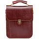 Leather tablet 'Bronx' (brown). Tablet bag. Russian leather Guild. Online shopping on My Livemaster.  Фото №2