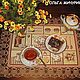 ДУШИСТОЕ ЧАЕПИТИЕ - чайная пара. Салфетки. АЖУРНЫЙ СТОЛОВЫЙ ТЕКСТИЛЬ. Ярмарка Мастеров.  Фото №4