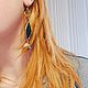 Серьги ассиметричные "Рыбки". Серьги классические. RUM JEWELRY - чудные украшения. Ярмарка Мастеров.  Фото №6