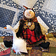 Бабуля с гусем-лебедем (народная кукла), Народная кукла, Москва,  Фото №1