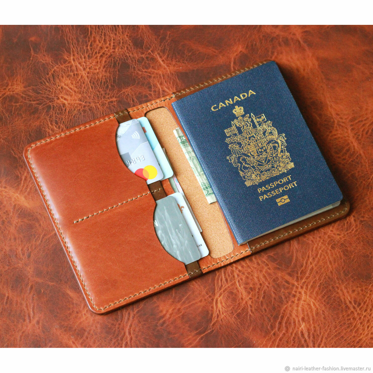 Купить обложку на паспорт из натуральной кожи - выгодные цены в Москве