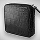Кошелек на молнии по периметру из крокодила Подари LUXE!. Кошельки. Подари LUXE!. Интернет-магазин Ярмарка Мастеров.  Фото №2