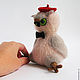 Игрушка "Совенок". Мягкие игрушки. Гольцова Мария (maryandbaby). Ярмарка Мастеров.  Фото №5