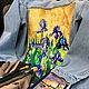 Эксклюзивная джинсовая куртка с принтом. Джинсы. True colours Art (Svetlana Ch). Ярмарка Мастеров.  Фото №6