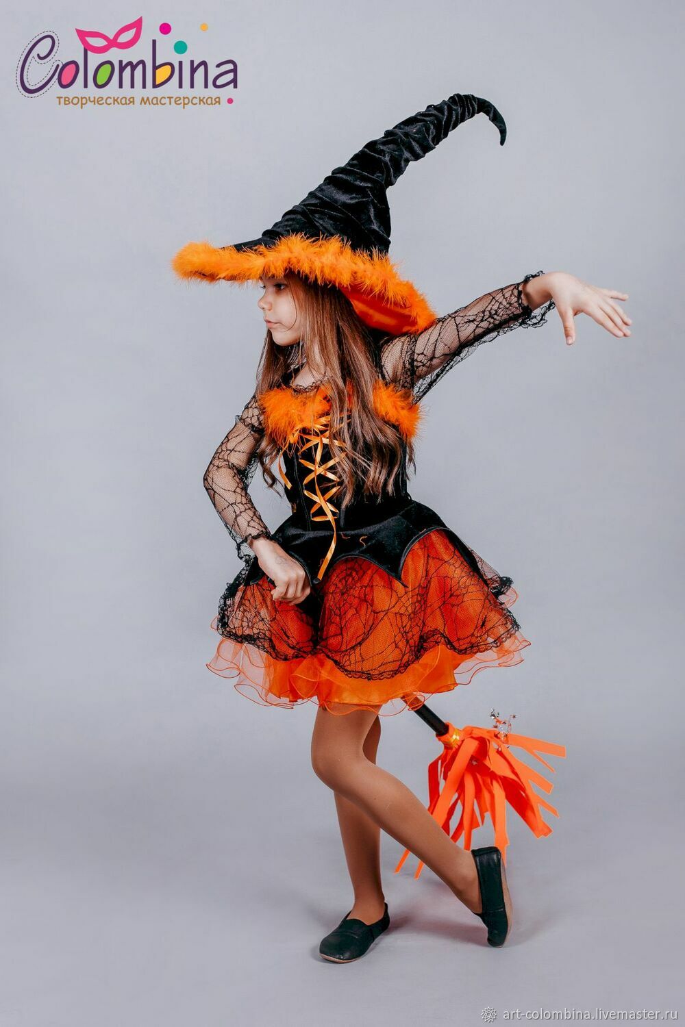 Костюм ведьмы на Хэллоуин своими руками