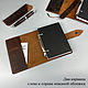 Notepad made of genuine leather with a removable block of paper. Notebook. KullikovCraft. My Livemaster. Фото №5