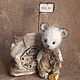 Мышь в мешке. 11. 5 см. Тедди Зверята. GriTanBears (Григорьева Татьяна). Ярмарка Мастеров.  Фото №4