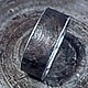 Кольцо патинированное с текстурой - Мельхиор. Кольца. Julia-Domna. Интернет-магазин Ярмарка Мастеров.  Фото №2