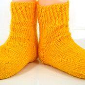 Аксессуары handmade. Livemaster - original item Socks: knitted from down yarn socks of size 14. Handmade.