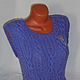 Vest knitted Amethyst. Vests. Vera-Volganka. Online shopping on My Livemaster.  Фото №2