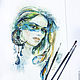 watercolor Portrait by the author. Pictures. Belasla. Online shopping on My Livemaster.  Фото №2