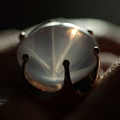 Украшения handmade. Livemaster - original item Ring with starry rose quartz 