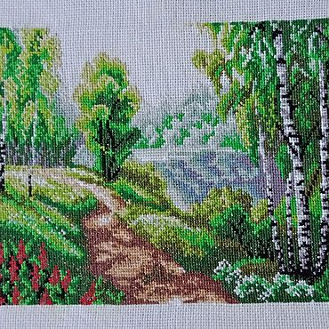 Картины и панно ручной работы. Ярмарка Мастеров - ручная работа Картины:Весна. Handmade.