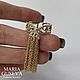 Кольцо позолоченное с кисточкой и фианитами exclusive collection. Кольца. MARIA GUSEVA Fashion Jewelry. Ярмарка Мастеров.  Фото №4
