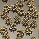 Металлические разделители бусин спейсеры Шарики для сборки украшений\r\nСплав цинка без добавления свинца и кадмия с покрытием цвет античное золото