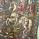 Винтаж: Гобелен винтажный со сценой охоты. ХХ век. Мебель винтажная. ⚜️Антикварная⚜️винтажная мебель⚜️. Интернет-магазин Ярмарка Мастеров.  Фото №2