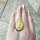 Ring yellow agate-SOLAR. Rings. arisha-jewerly (arisha-jewerly). Online shopping on My Livemaster.  Фото №2
