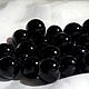 Black agate beads ball smooth glossy 6, 8, 10, 12 mm. Beads1. Elena (luxury-fittings). Online shopping on My Livemaster.  Фото №2