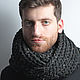 Order Male female snood 'Rock and roll' in two turns (tweed). Irina-knitting. Livemaster. . Snudy1 Фото №3