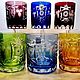 Glasses Tumblers Whiskey water juice the grapes, Nachtmann Nachtmann, Vintage glasses, Moscow,  Фото №1