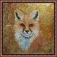 Painting Fox on potali oil. Pictures. Kind paintings by Irina Belozerova. My Livemaster. Фото №5