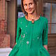 Dress-boho Green, Dresses, Samara,  Фото №1