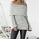 Women's sweater with shoulder spustim. Sweaters. ItsMe. Online shopping on My Livemaster.  Фото №2
