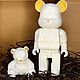Подарок статуэтка мишка Бербрик BearBrick (дизайн на заказ). Статуэтки. Evgeniya-prokopovich. Интернет-магазин Ярмарка Мастеров.  Фото №2