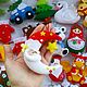 Новогодние игрушки из фетра. Елочные игрушки. Игрушки Натальи Леповой. Ярмарка Мастеров.  Фото №5