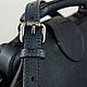 Bag: Sienna black with a pattern. Valise. chrv-ru. My Livemaster. Фото №5